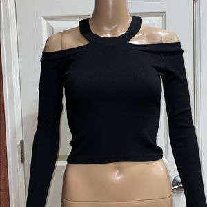 ❤️Sexy Off Shoulder Choker Neck Crop Top